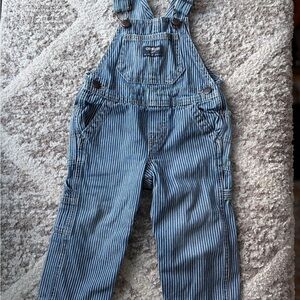 OshKosh B'gosh Blue Striped Overalls